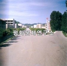 맹산읍 거리 모습