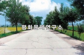 문천시 입구도로