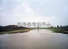 평양시에 있는 순화강 모습
