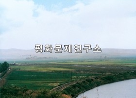 [인문지리]황해남도 재령지구관개체계 구월저수지주변 간석지