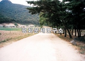 은률군 구월산(은률읍에서 구월산으로 가는 길)