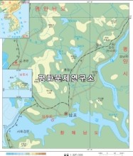 평안남도 남포시 자연지도