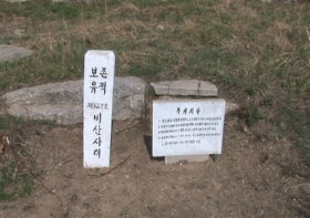 비산사터 국가지정문화재 보존급 제1667호